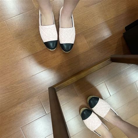 chanel 草編鞋